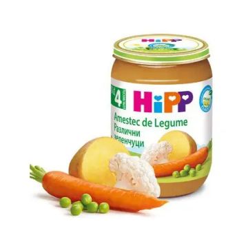 Hipp Различни Зеленчуци  Био пюре 4м+