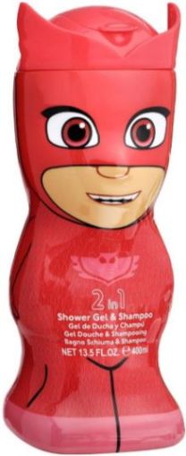 PJ MASKS Owlette детски душ-гел и шампоан 2в1 3г+