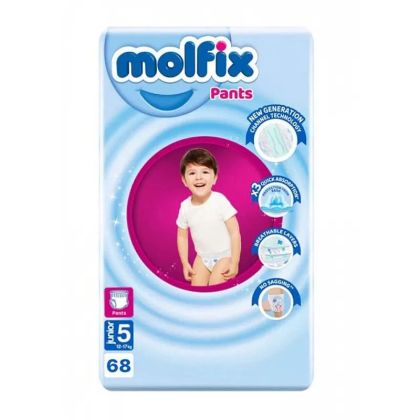 Molfix гащи размер 5 голям пакет 68 бр