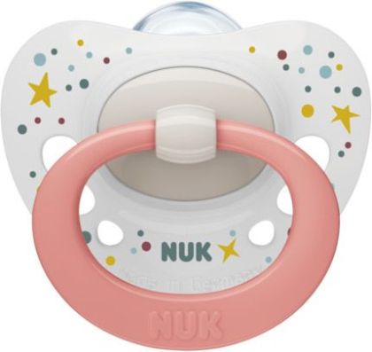 Nuk Signature силиконова залъгалка 0-6м 