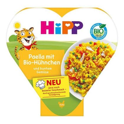 Hipp Паеля с пиле и зеленчуци в купичка Био пюре 1г+ 250гр