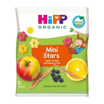 Hipp Био снакс мини звездички 12м+ 30 гр