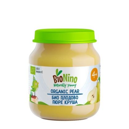 Bionino био плодово пюре Круша 4м+