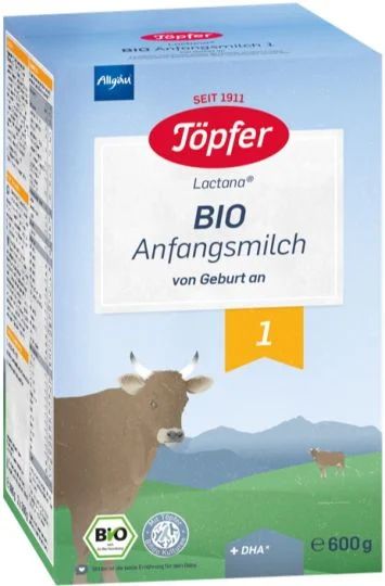 Lactana Bio Topfer 1 Мляко за кърмачета с 4 вида бифидобактерии 0M+