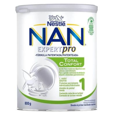 NAN Expert Total Confort 1 Специализирано мляко за кърмачета с леки храносмилателни проблеми 0-6м 800гр г