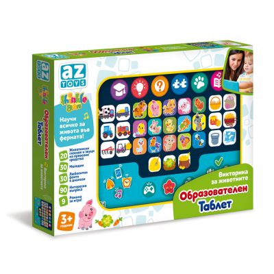 Thinkle Stars образователен таблет Викторина на животните 3г+